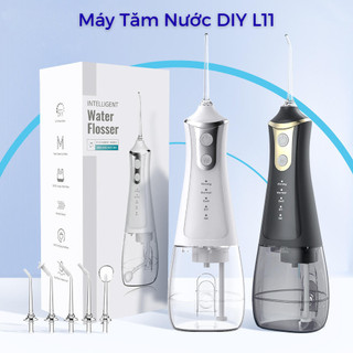 Máy Tăm Nước Cầm Tay DIY L11 4 Chế Độ Tự Do Điều Chỉnh Áp Suất Nước Tặng Kèm 1 Hộp Tăm Chỉ Nha Khoa 