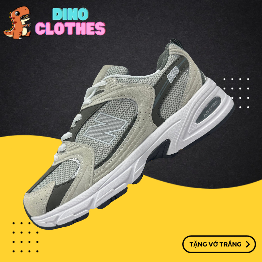 Giày Sneaker 𝓣𝓱𝓮̂̉ 𝓣𝓱𝓪𝓸 𝓝𝓑 530 𝓖𝓻𝓮𝔂 𝓜𝓪𝓽𝓽𝓮𝓻 𝓗𝓪𝓻𝓫𝓸𝓻 𝓖𝓻𝓮𝔂 𝓧𝓪́𝓶 𝓓𝓪 𝓛𝓸̣̂𝓷 - DinoSneaker99
