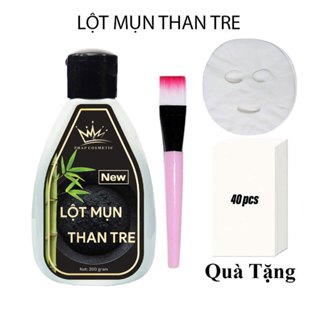  Gel Lột mụn Pháp tặng cọ quét mặt nạ từ than tre hoạt tính 30ml 