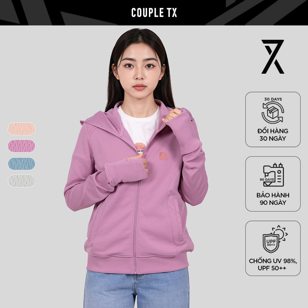 Áo Khoác Ninja Chống Nắng Nữ Couple TX Anti UV Thun Co Giãn Form Regular WOK 2071 | BigBuy360 - bigbuy360.vn
