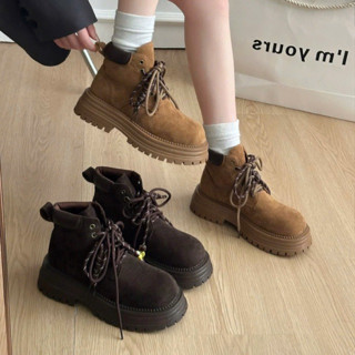 ( HÀNG MỚI VỀ ) giầy cao cổ nữ 2 màu nâu và vàng kèm videoo)