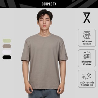  Áo thun Nam Couple TX Form Relax Single CD Đường Ráp Tay Kiểu MTS 1430 