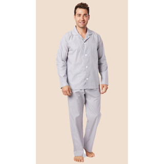 (tây dài không viên )Đồ bộ pijama nam trung niên cao chất vải kate thoáng mát họa tiết( 1 màu trơn tây dài)