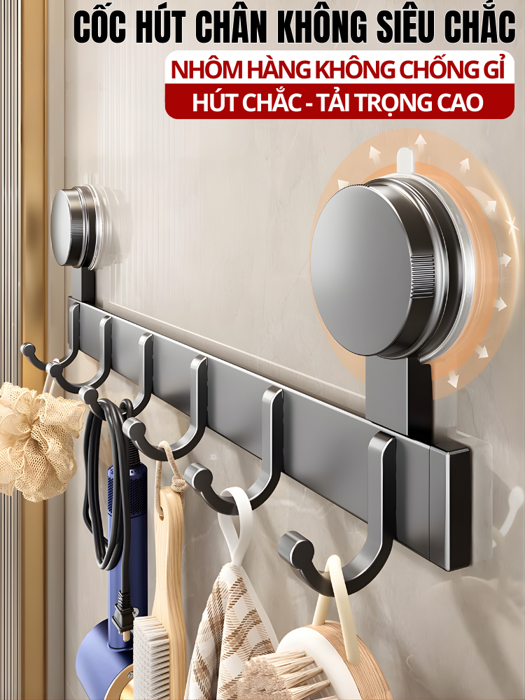 Móc treo quần áo hút chân không InnoHome