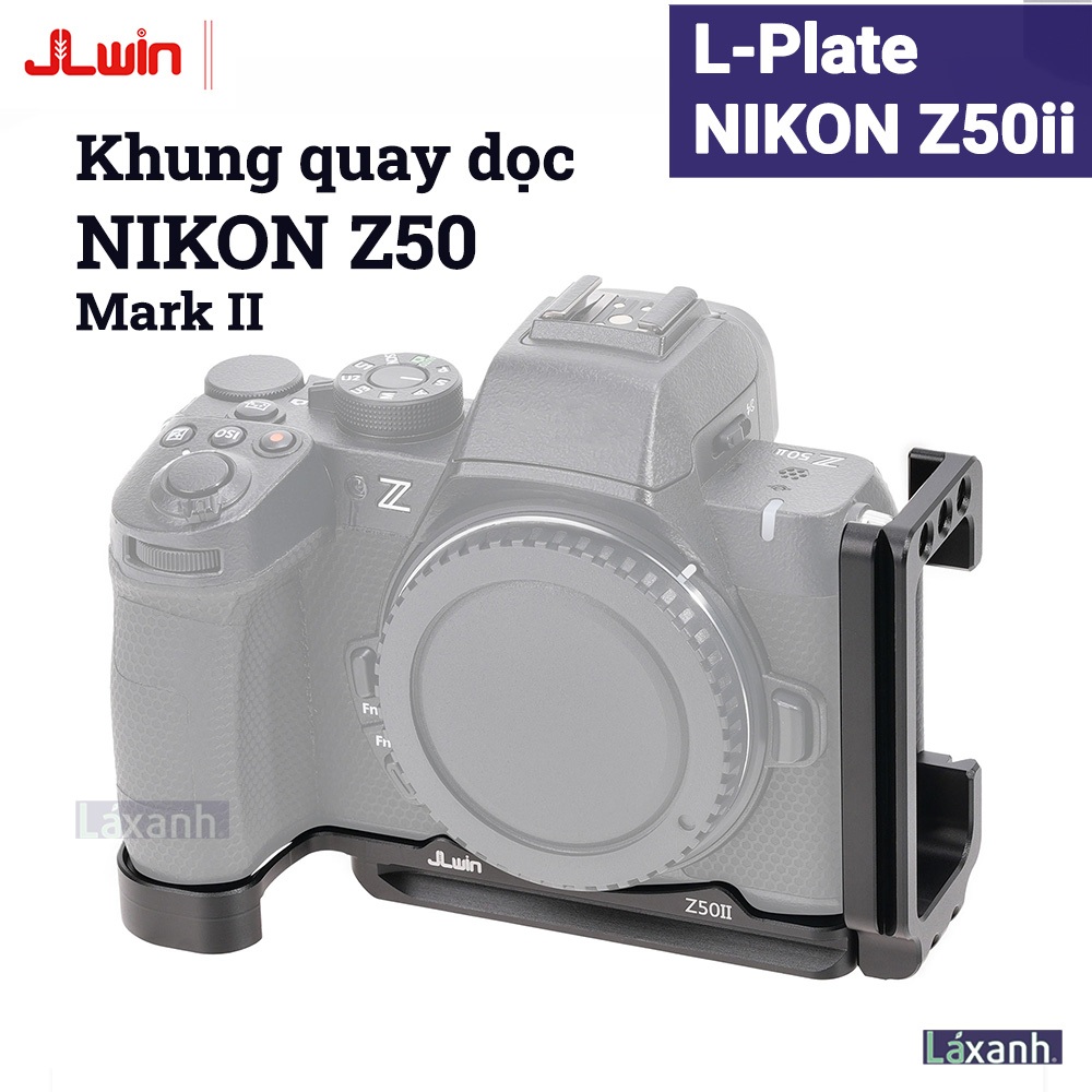 Nikon Z50ii Mark 2 JLWin | L-plate khung quay dọc grip đế thép handcase hand grip lplate nikon z50ii