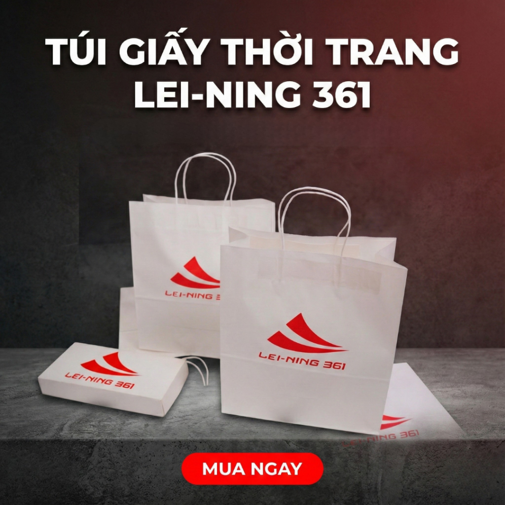 Túi Giấy Có Quai Cao Cấp - Chống Rách, Đựng Quà Tặng - Thời Trang - TUIGIAY.361 - LEI- NING 361