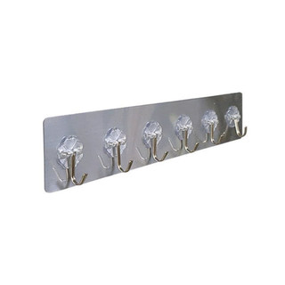 ✨ THANH TREO DÁN TƯỜNG 5 MÓC INOX – CHỊU LỰC TỐT, KHÔNG KHOAN TƯỜNG ✨