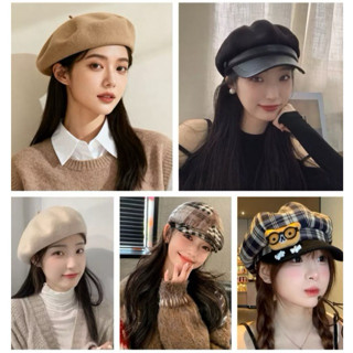  Mũ Nồi Nữ Hàn Quốc Thu Đông – Mũ Beret Cá Tính Trẻ Trung Hot Trend 