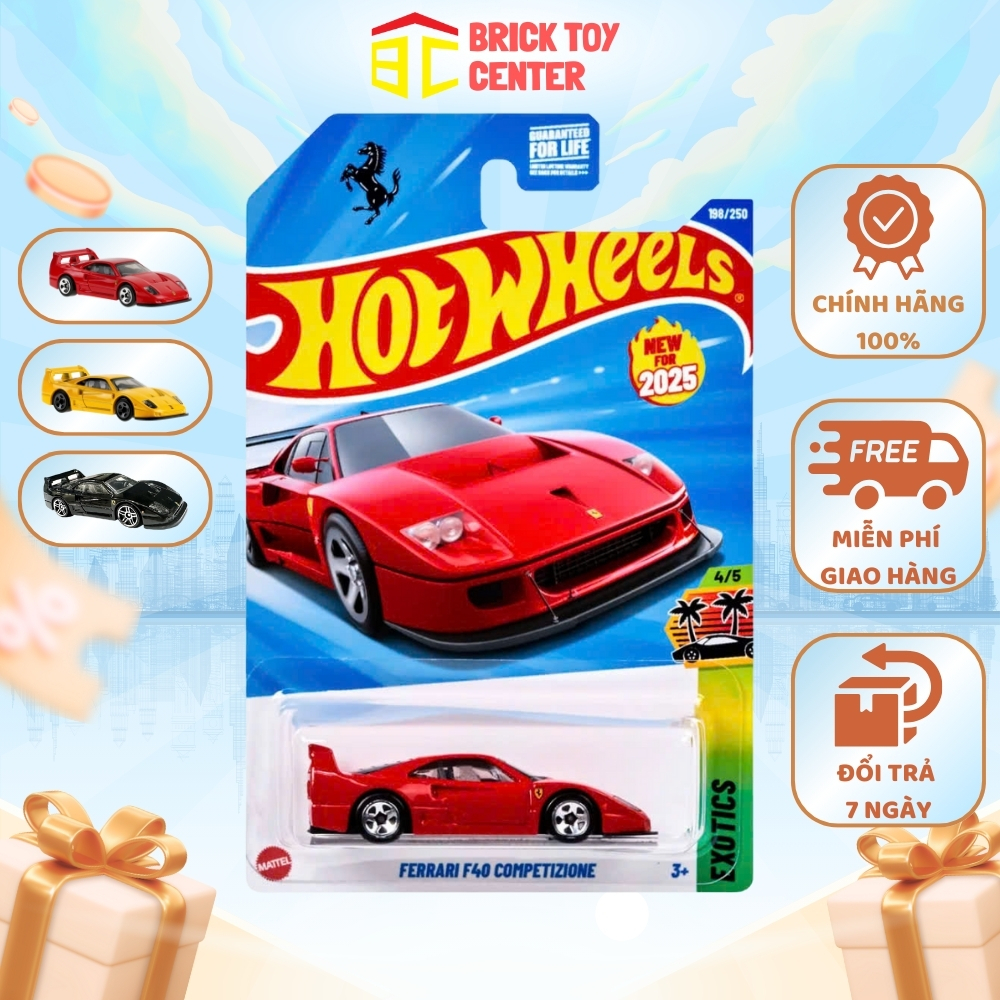Siêu Xe Hot Wheels Ferrari F40 Competizione