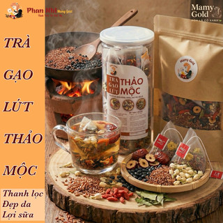  TRÀ HOA GẠO LỨT THẢO MỘC • DƯỠNG NHAN LỢI SỮA THANH MÁT  ĐẸP DA • MAMY GOLD | Shop Mẹ Gold 