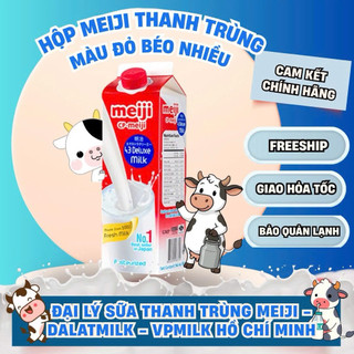 1 Hộp - Sữa tươi Thanh Trùng Meiji đỏ 4.3  béo 946ML (1 hộp)
