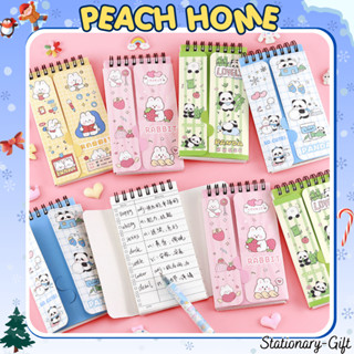 {13k} Sổ Học Từ Vựng Ngoại Ngữ 160 Trang Cầm Tay Hoạ Tiết Cute / Tập Lò Xo Note Học Tiếng Anh Peach Home 1k