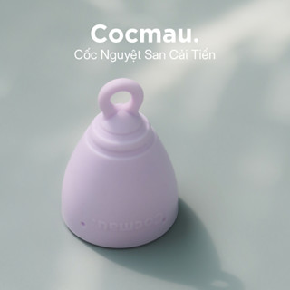  Cốc nguyệt san cải tiến Cocmau - Dành cho cơ địa Á châu - Thiết kế cho lần đầu sử dụng - Dung tích x2 BVS 
