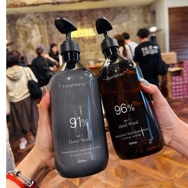 [AUTH 100%] DẦU GỘI -XẢ HƯƠNG NƯỚC HOA HETRAS 1013ML #07 HOTEL WOOD