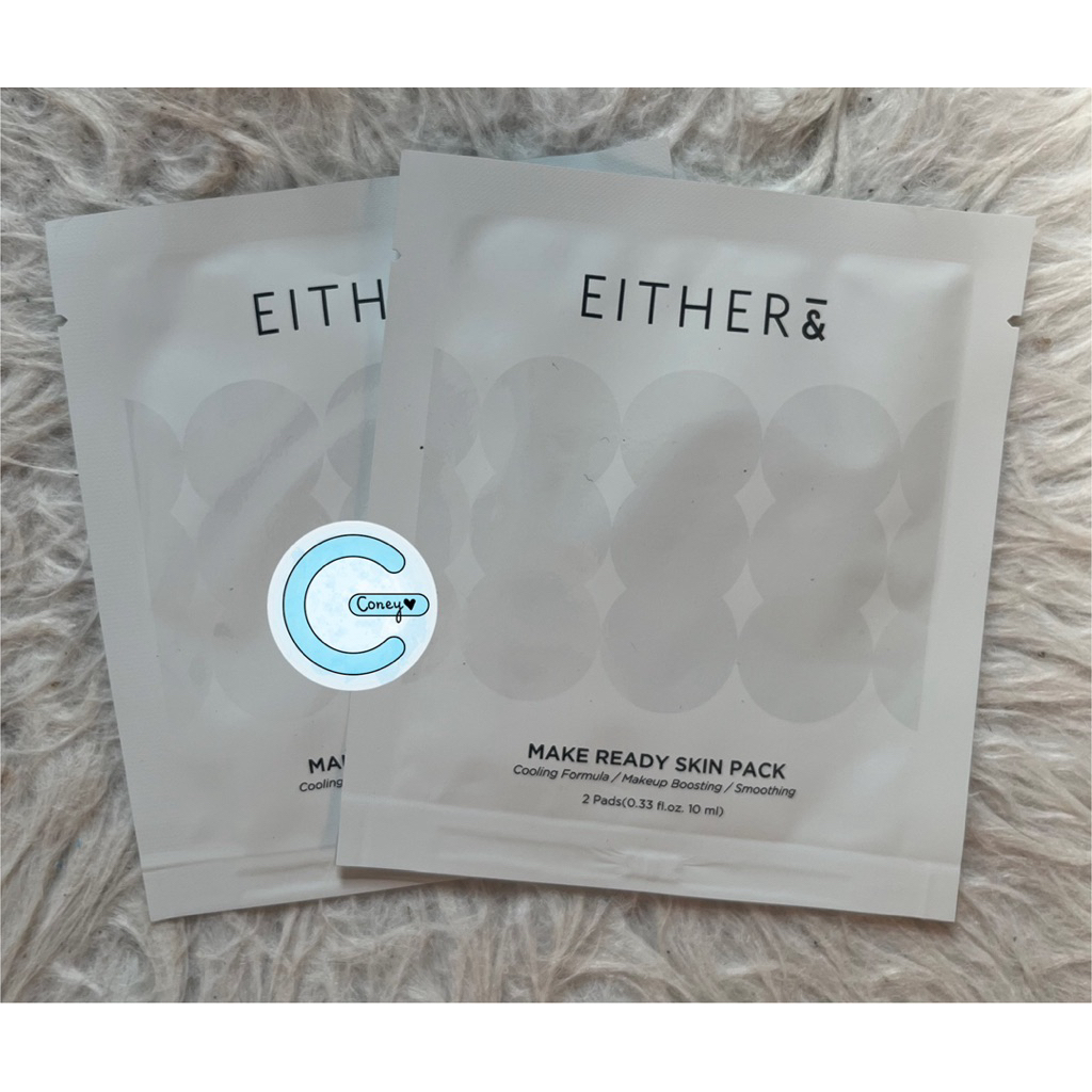 (GISELLE PICK) (MINI SIZE) BÔNG DƯỠNG DA TRƯỚC MAKEUP EITHER& (MAKE READY SKIN PACK) CÓ SẴN CHÍNH HÃ