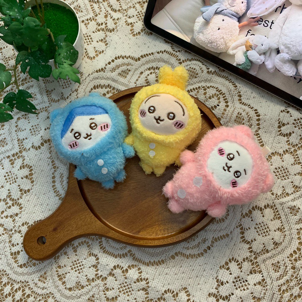 (ảnh thật) Móc khoá chiikawa, usagi, hachiware dễ thương