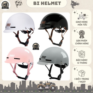   TẶNG TÚI NÓN  Mũ Nón Bảo Hiểm Nửa Đầu Cao Cấp POC P20 CREATION Siêu Nhẹ  Bảo Hành Chính Hãng 1 Năm  