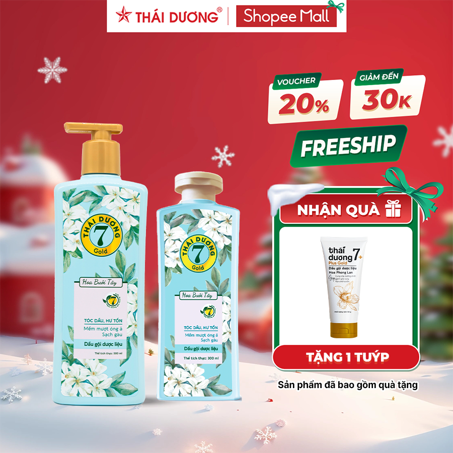 [Live Combo] Mua Dầu gội Thái Dương 7 Gold Hoa Bưởi Tây 500ml Kèm quà tặng | BigBuy360 - bigbuy360.vn