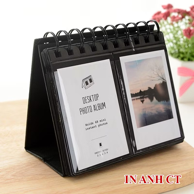 Album ảnh 6x9 để bàn - Đựng 68 ảnh 6x9 Polaroid - Album lịch để bàn xinh xắn - Ship Hỏa Tốc
