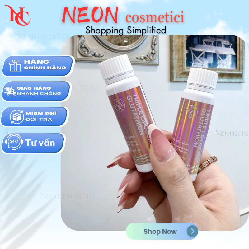 Nước Uống Trắng Da Bật Tone Triple Liposomal Glutathione Hàn Quốc