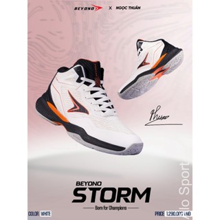   Kèm 3 Quà  Giày Bóng Chuyền Beyono Storm Chính Hãng New 2025 Cao Cấp - Unisex - Giảm Chấn & Bám Sàn 