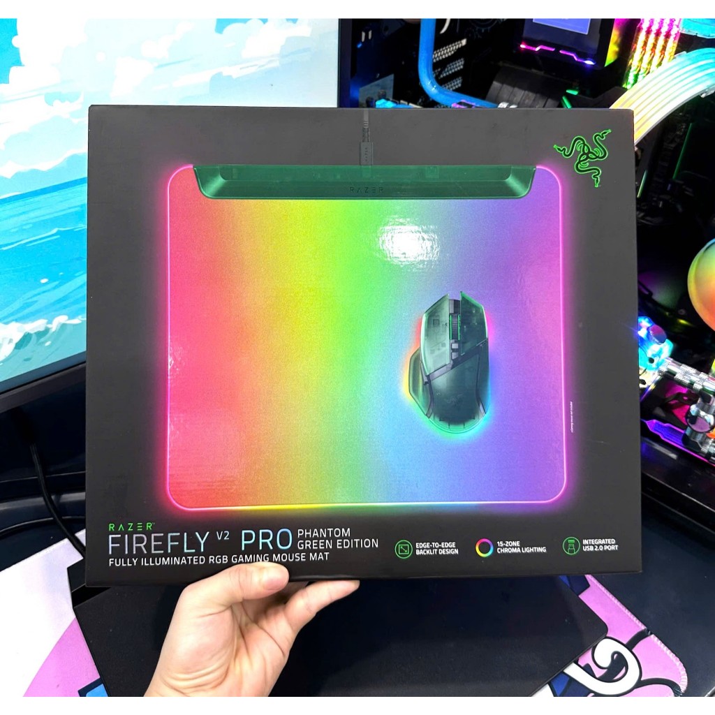 Pad chuột Razer Firefly V2 Pro WHITE / BLACK / PHANTOM Full Led RGB , giá rẻ nhất thị trường