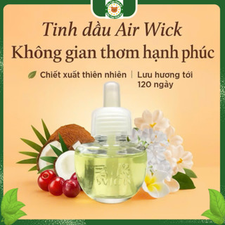 Bộ tinh dầu cắm điện, Tinh dầu thay thế Air wick Điện 220v, lưu hương thơm lâu 120 ngày, từ thiên nhiên, xuất xứ Châu Âu
