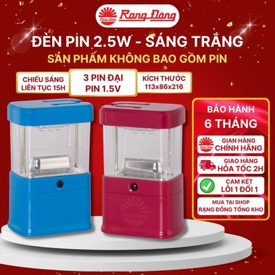 Đèn Pin LED 2,5W Rạng Đông chiếu sáng dự phòng 036DC/2,5W