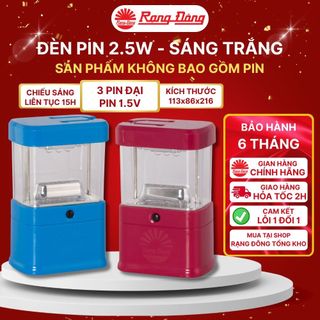 Đèn pin led 2,5w rạng đông chiếu sáng dự phòng 036dc/2,5w