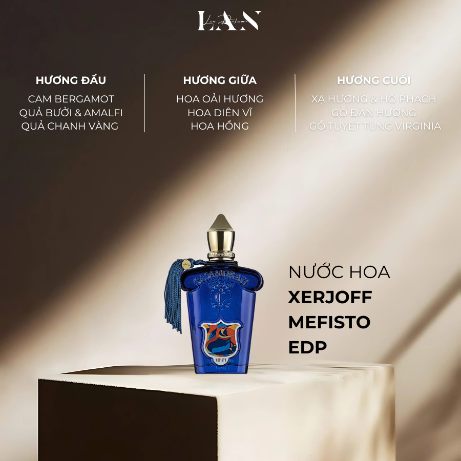 [LAN] Nước Hoa Nam Xerjoff Mefisto EDP 100ml Fullbox