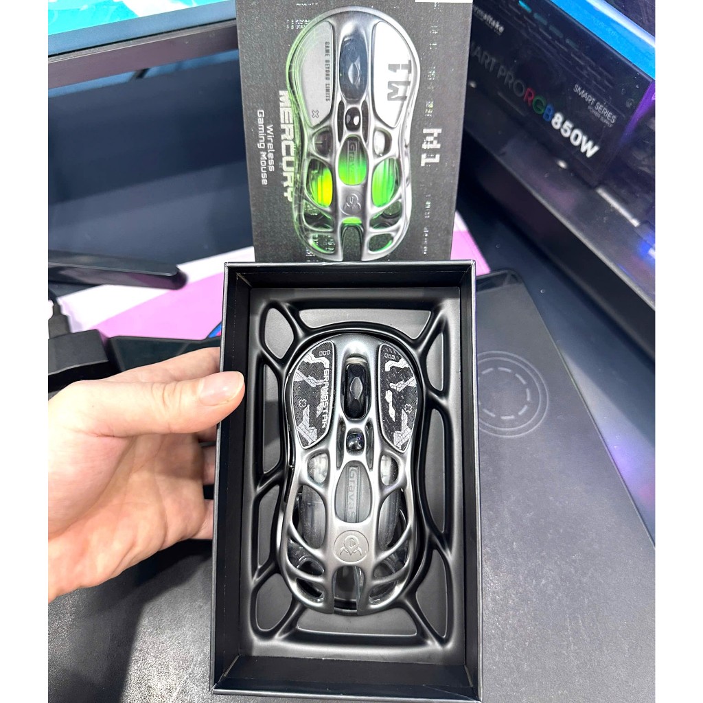 Chuột không dây Gaming GravaStar Mercury M1 Pro , giá rẻ nhất thị trường