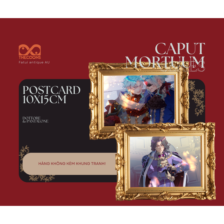 Genshin Impact - Postcard Dottore & Pantalone