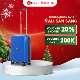  Vali Kéo Lug Lusetti Azure S20 S24 LS1159 Nhựa PP Chống Bể Vỡ Khóa TSA An Ninh Quốc Tế 