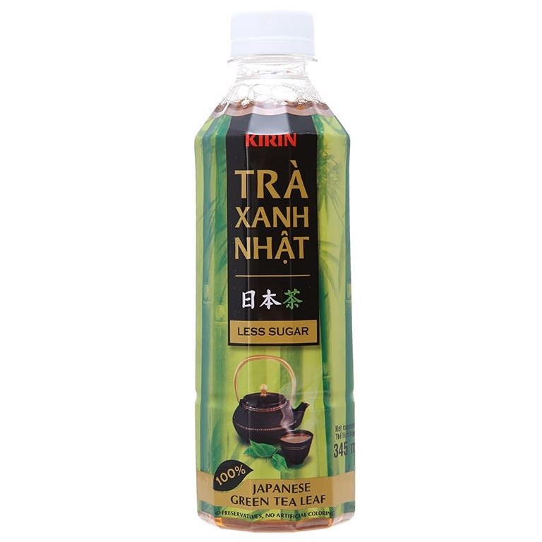 Trà xanh Nhật Kirin ít đường 345ml