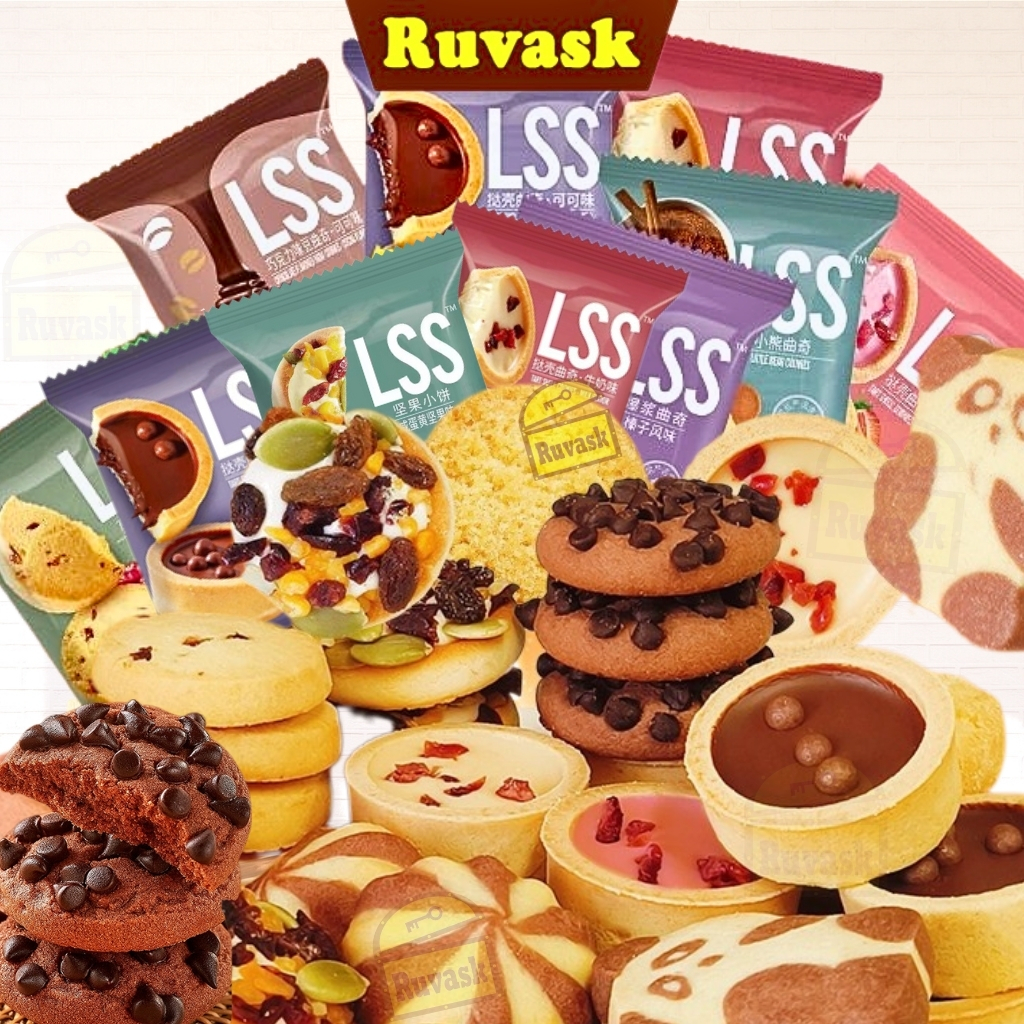 [500G] Bánh Quy LSS Bơ Sữa Socola Mix 8 Vị Siêu Ngon - Bánh Quy Bơ Sữa Socola LSS Đủ Vị - Bánh Kẹo T