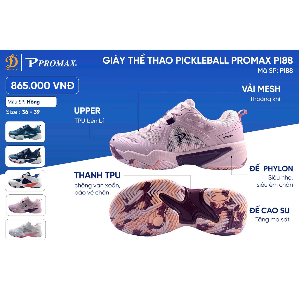 Giày thể thao Pickleball Promax PI88
