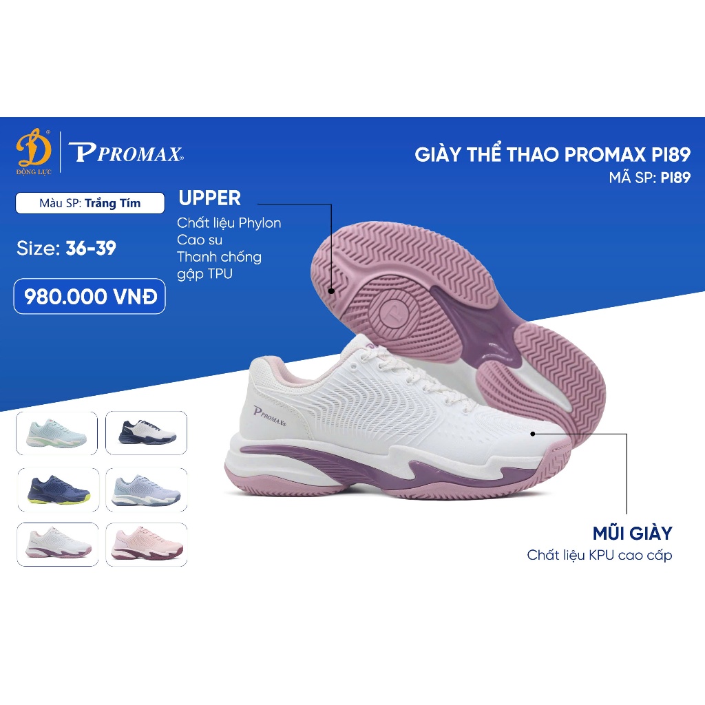 Giày thể thao Pickleball Promax PI89