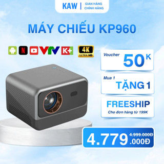 Máy Chiếu Mini KP960 4K Kết Nối Không Dây Xem Phim Dạy Học Dễ Dùng Tại Nhà Bảo Hành 12 Tháng