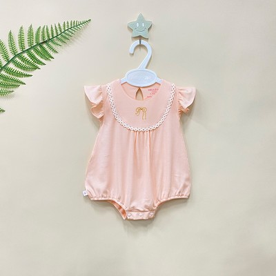 Áo body bé gái đính ren 1701