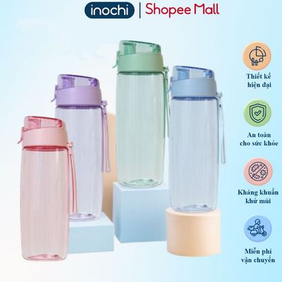 Bình nước Kita Active Inochi thể thao, trẻ em, xe đạp, gym, học sinh không BPA an toàn
