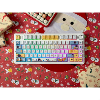  Bàn phím cơ Aula F75  3 Mode  Led Rgb  Hotswap  Mạch xuôi đã Mod và Custom tại Tungcustom Bh 12tháng 