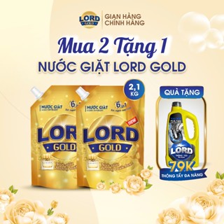 MUA 2 TẶNG 1 Nước Giặt LORD Hương Nước Hoa Đậm Đặc Sạch Khuẩn Lưu Hương Lâu 72H An Toàn Cho Da 2.1kg 