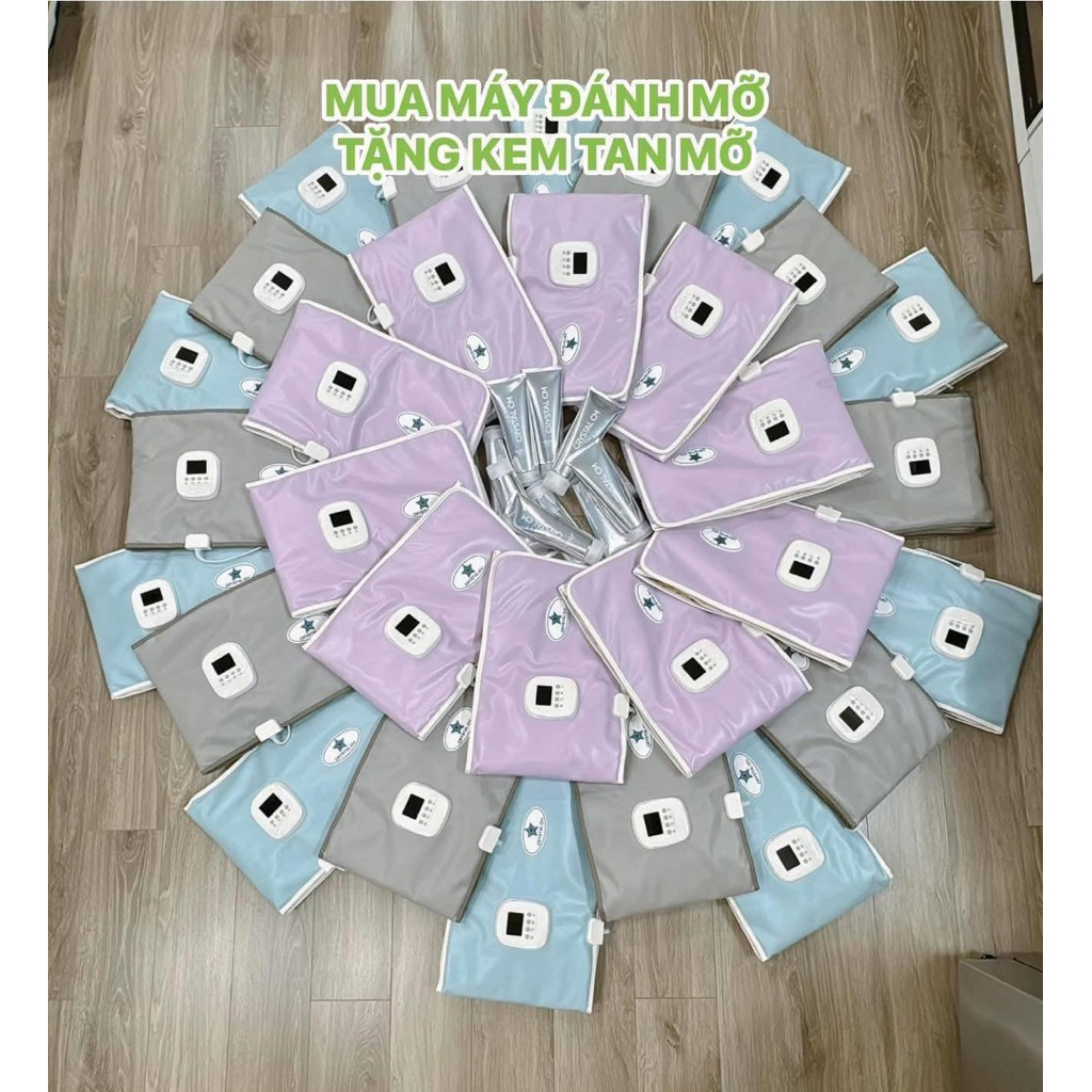 TẶNG KEM TAN MỠ - MÁY ĐÁNH MỠ BỤNG CRYSTAL CM CHU HẰNG