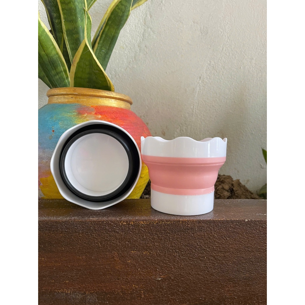 Xô rửa cọ silicon gấp gọn ( SIZE NHỎ ) 9 5C7, 5X7