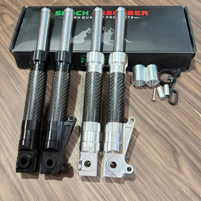 Phuộc trước kiểu RRGS gắn Lead, Giono, Stylo