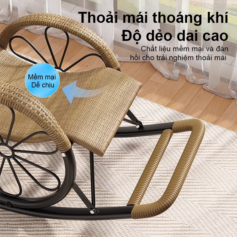 HEINO BÁN CHẠY ghế lười Ghế Mây Thư Giãn Bập Bênh sử dụng ngoài trời ban công bảo hành 24 tháng | BigBuy360 - bigbuy360.vn