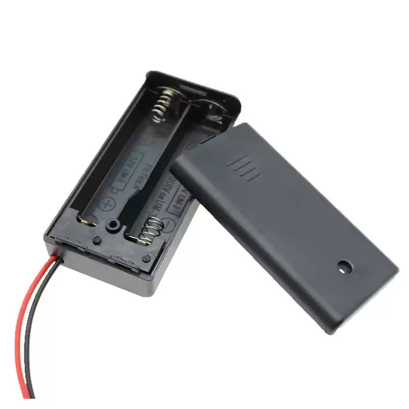 Đế Pin AA Hộp Đựng Pin 3V Tự Chế Mắc Nối Tiếp Song Song DIY