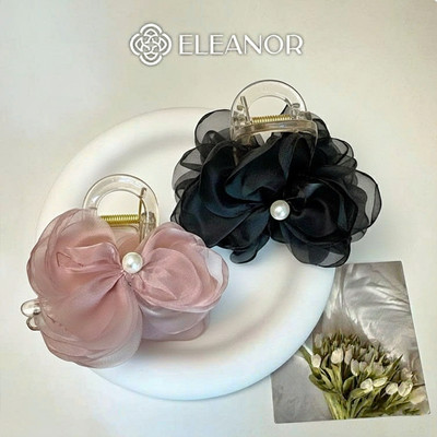 Kẹp tóc nữ càng cua Eleanor Accessories hình bông hoa nhiều cánh phụ kiện tóc kẹp tóc 9895