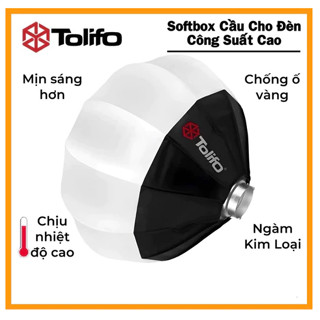  SOFTBOX CẦU TOLIFO - TẢN SÁNG CHO ĐÈN LED CÔNG SUẤT CAO 65CM  CHINABALL  