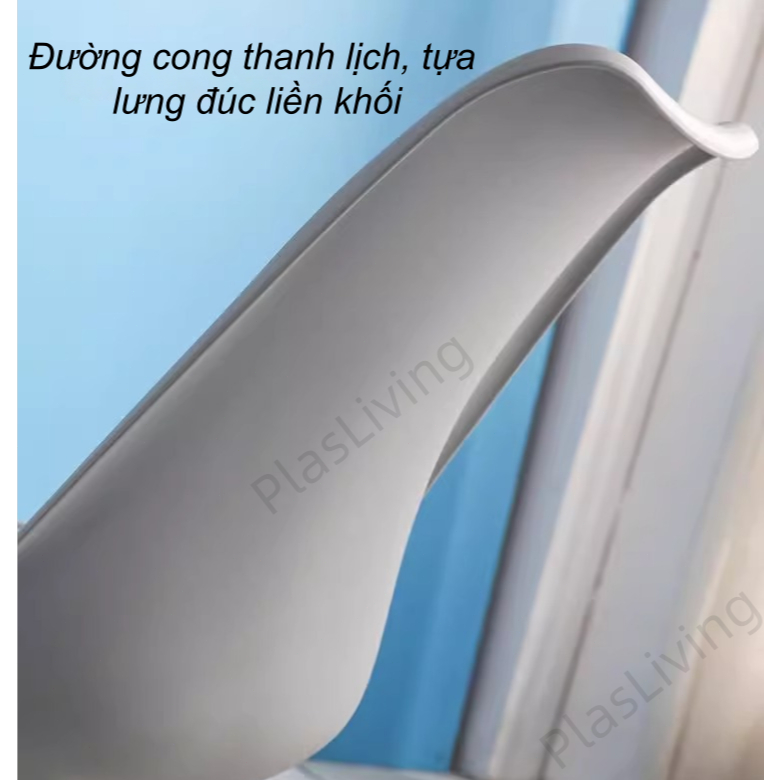 Plas Ghế nhựa Ghế Ăn Phong Cách Bắc Âu Vật Liệu PP Cao Cấp Đệm Da Êm Ái Chân PP Chắc Chắn Bền Đẹp | BigBuy360 - bigbuy360.vn